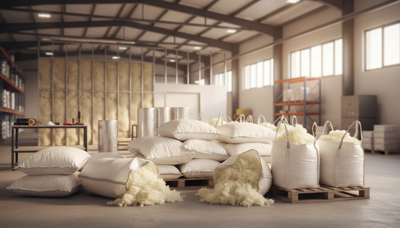 Loose Glasswool Insulation for walls and ceilings - Newtech Insulation India